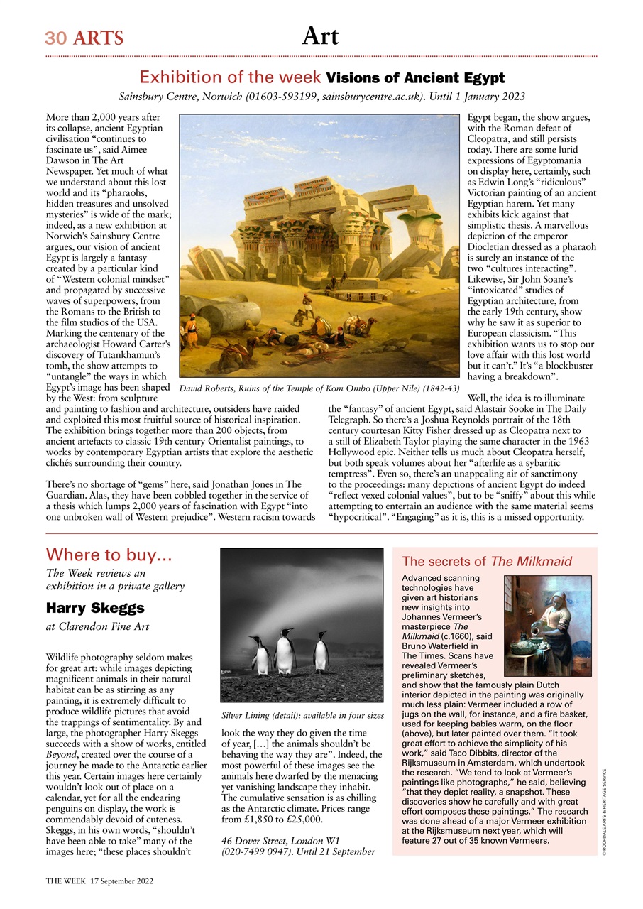 The Week Preview Pages