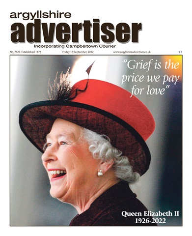 Argyllshire Advertiser issue 16/09/2022