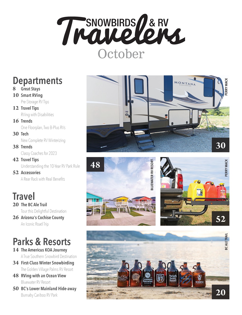 Snowbirds & RV Travelers Preview Pages