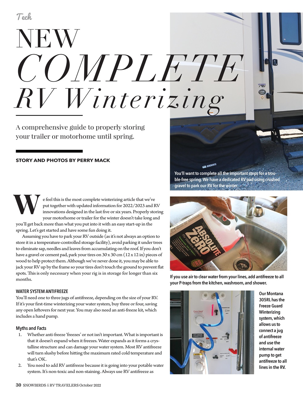 Snowbirds & RV Travelers Preview Pages