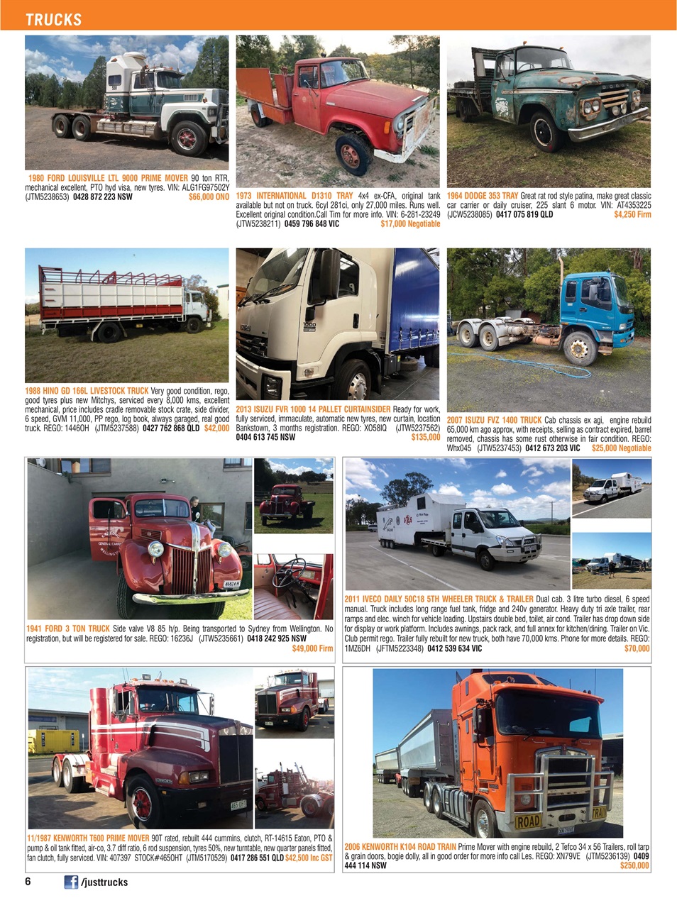 JUST TRUCKS Preview Pages