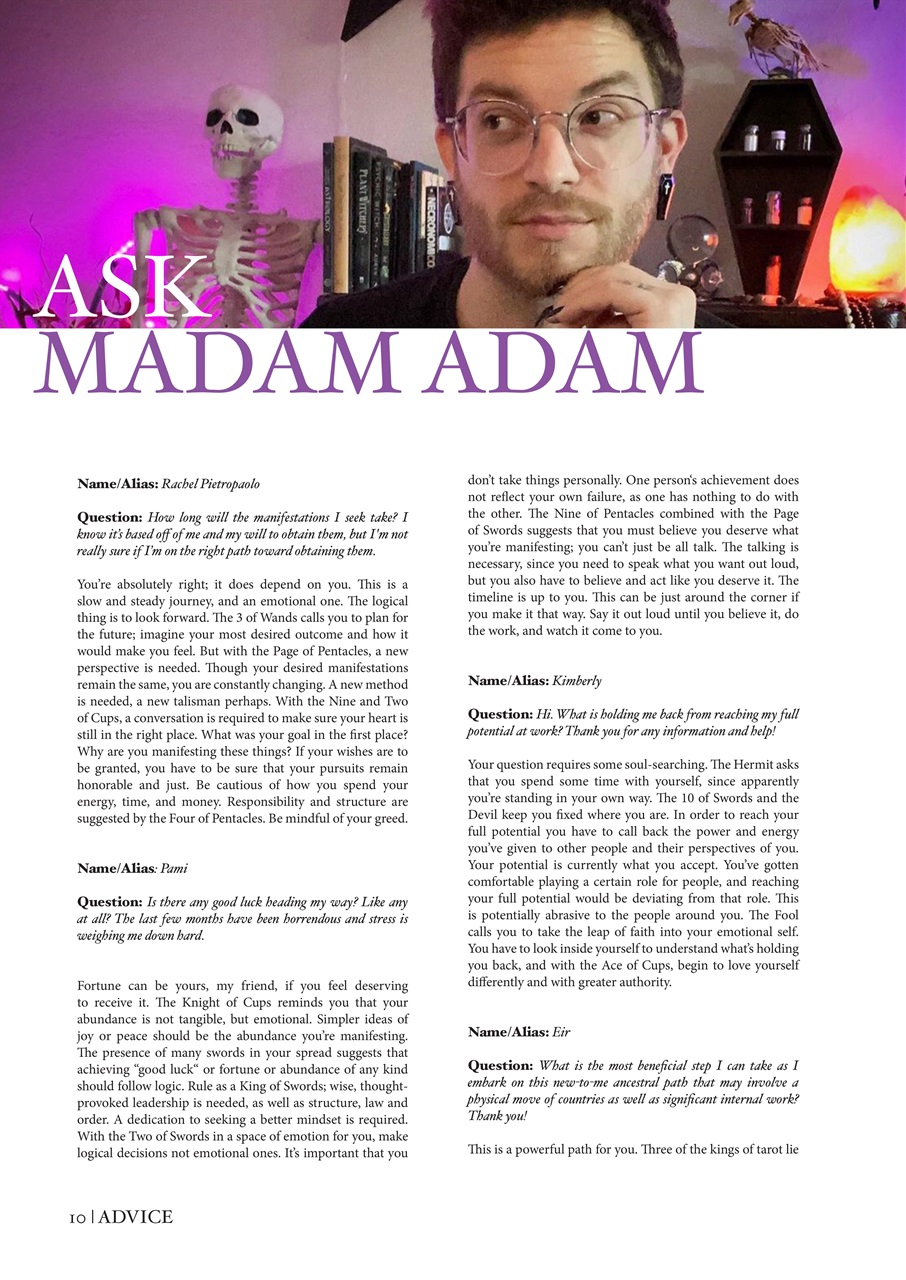 Witchology Magazine Preview Pages