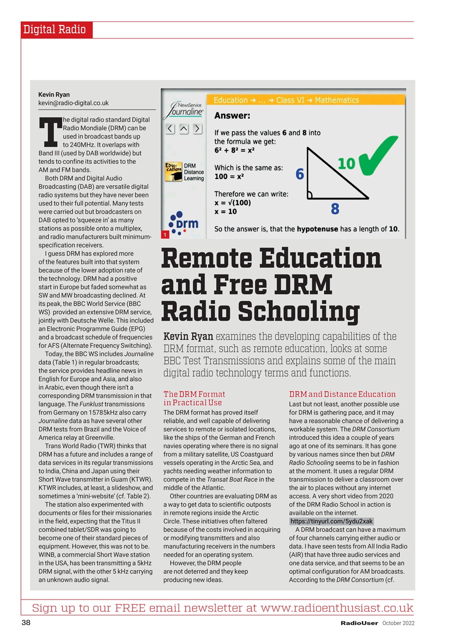 Radio User Preview Pages