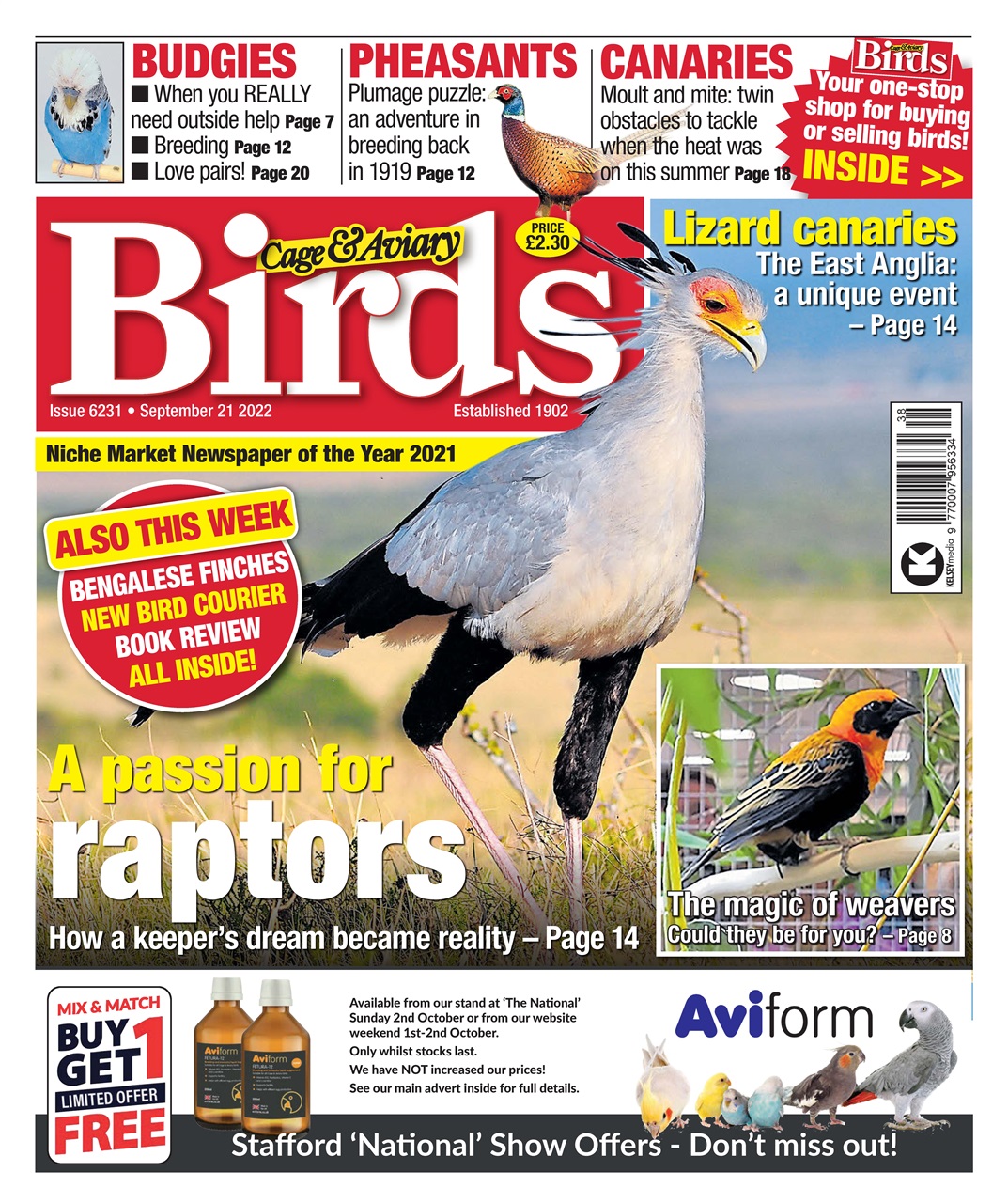 Cage & Aviary Birds Preview Pages