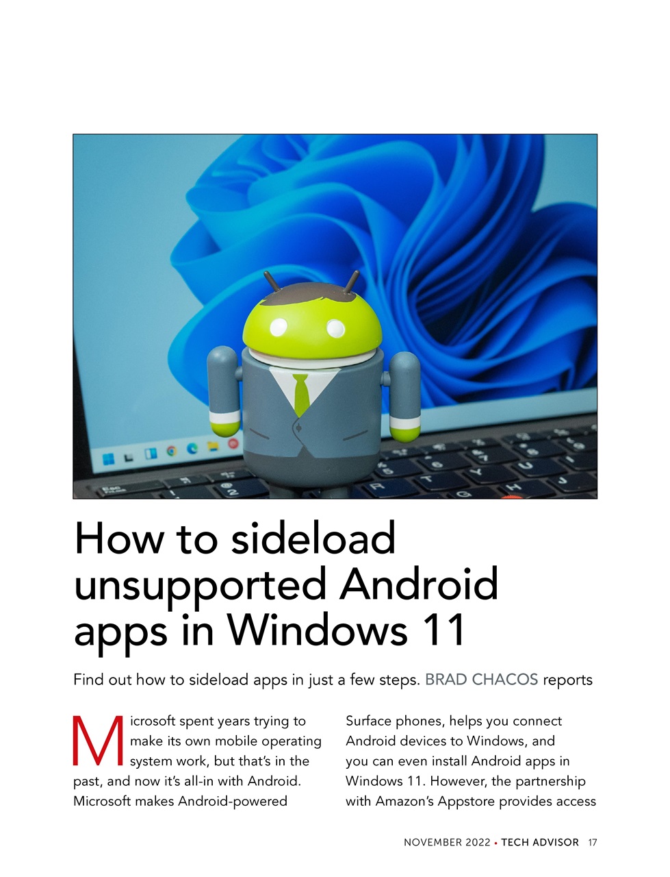 Tech Advisor Preview Pages