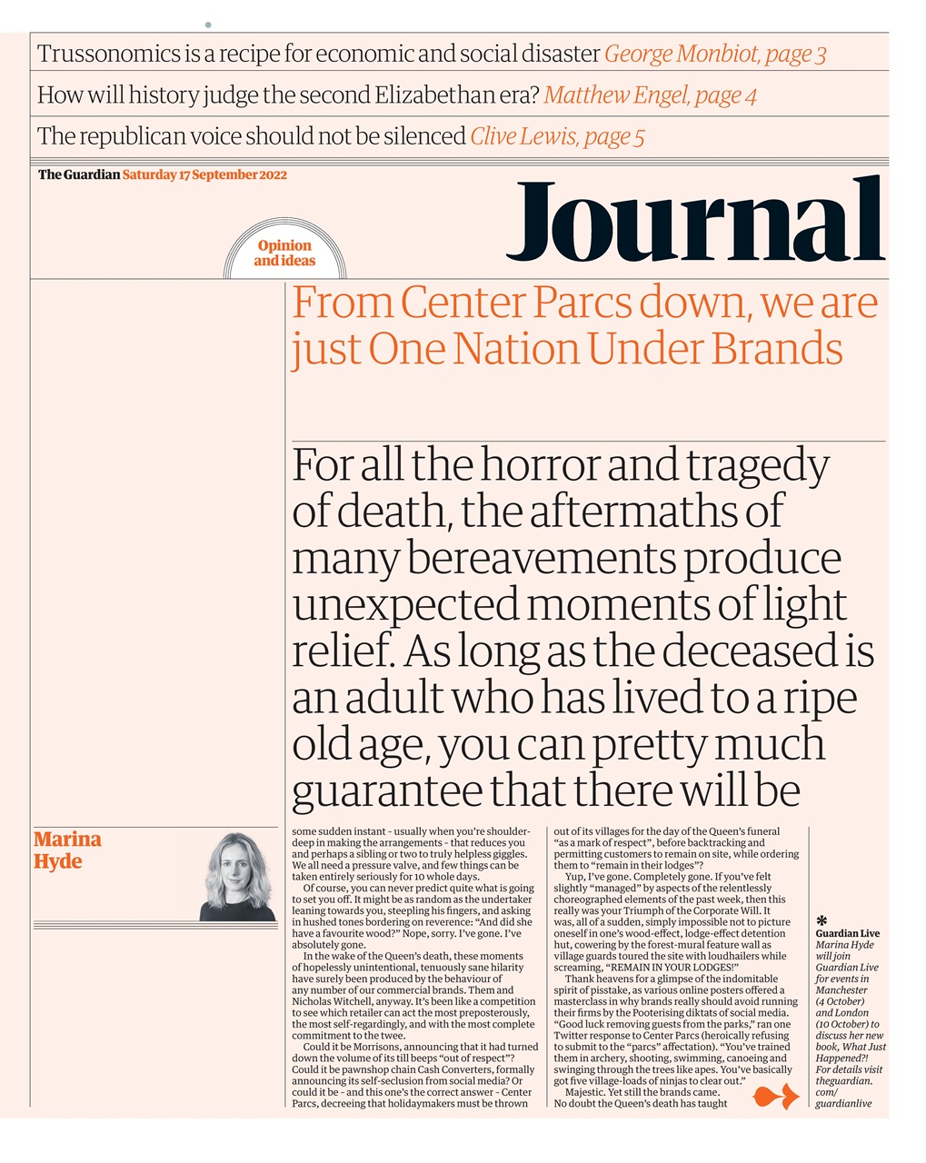 The Guardian Newspaper Preview Pages