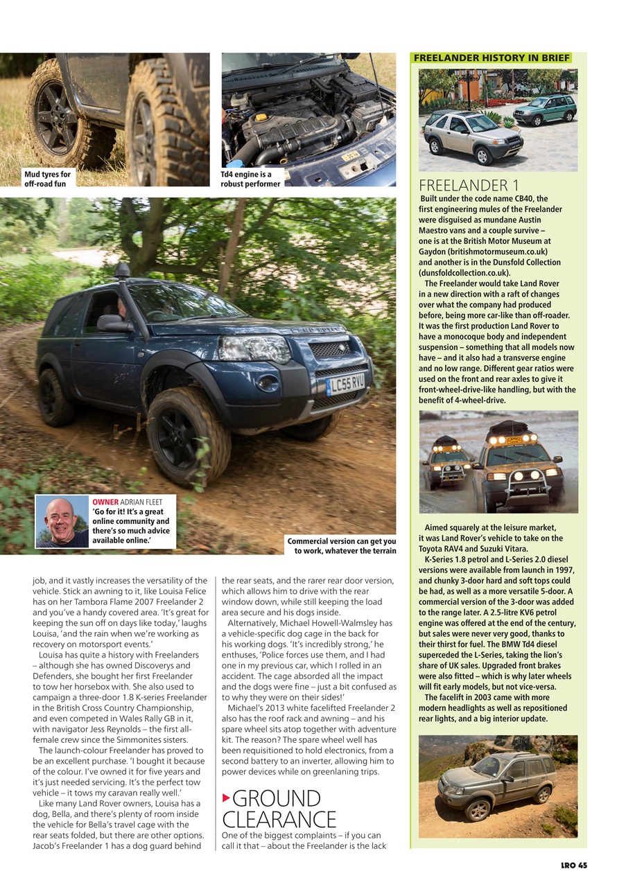 Land Rover Owner Preview Pages