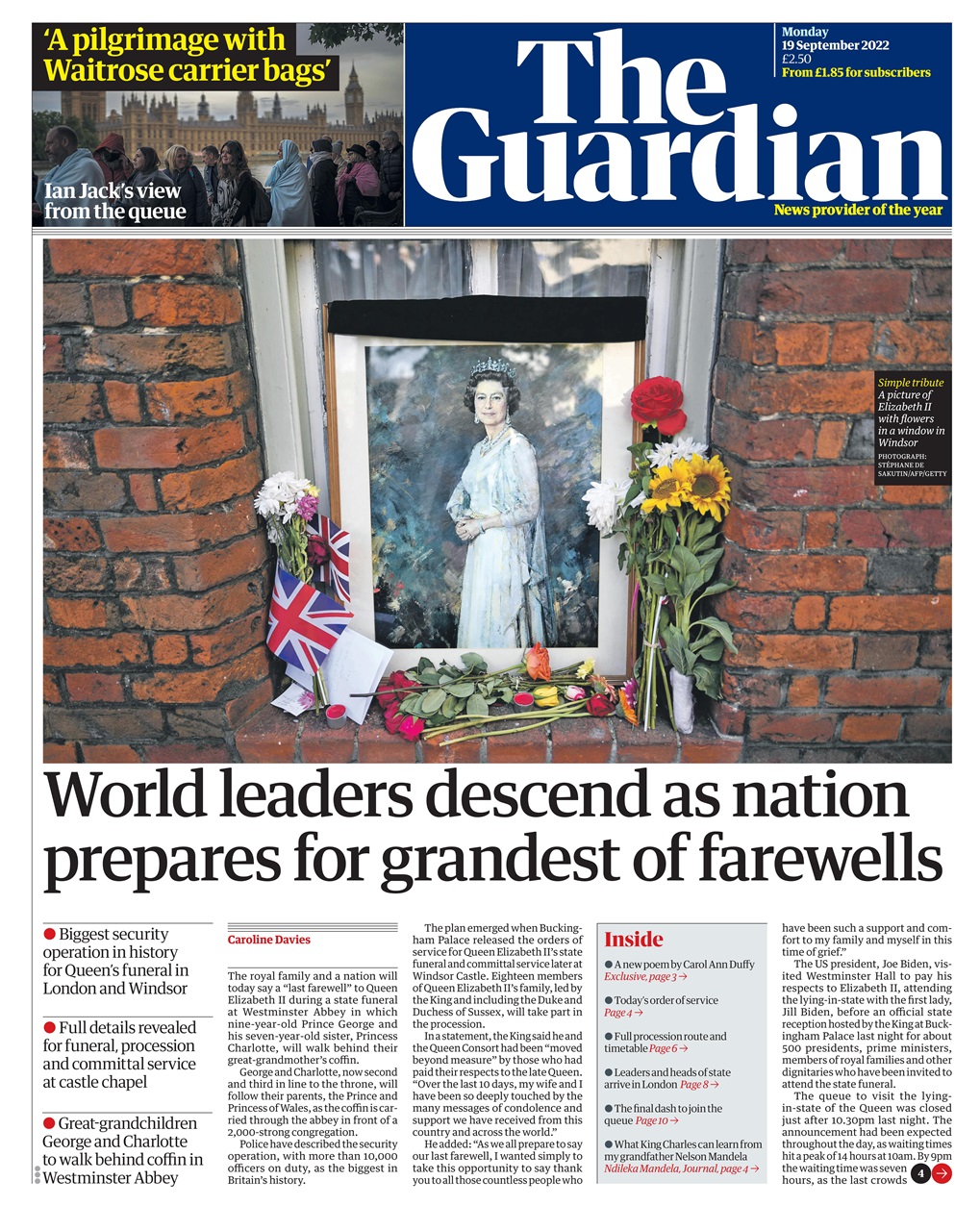The Guardian Newspaper Preview Pages