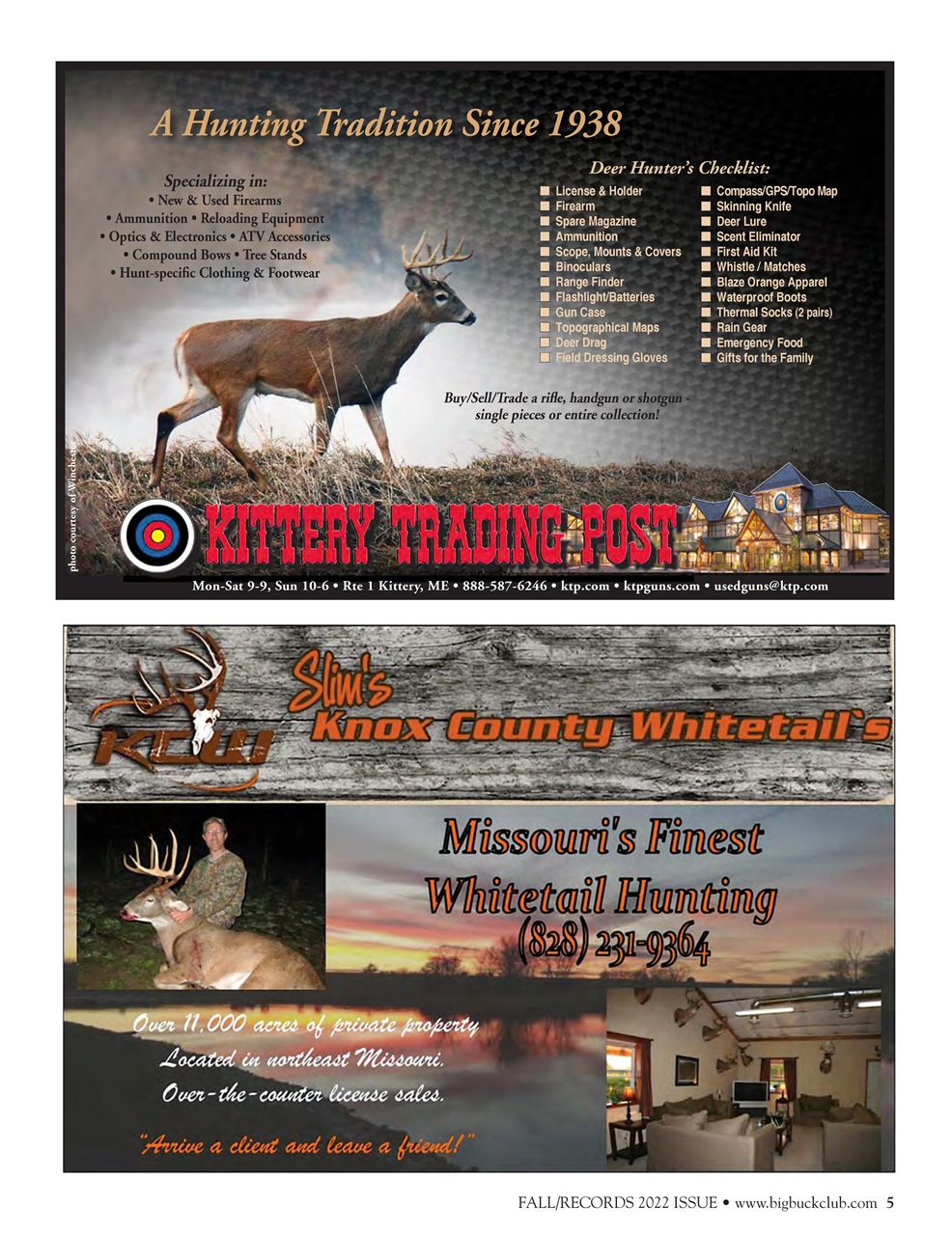 Northeast Big Bucks Preview Pages