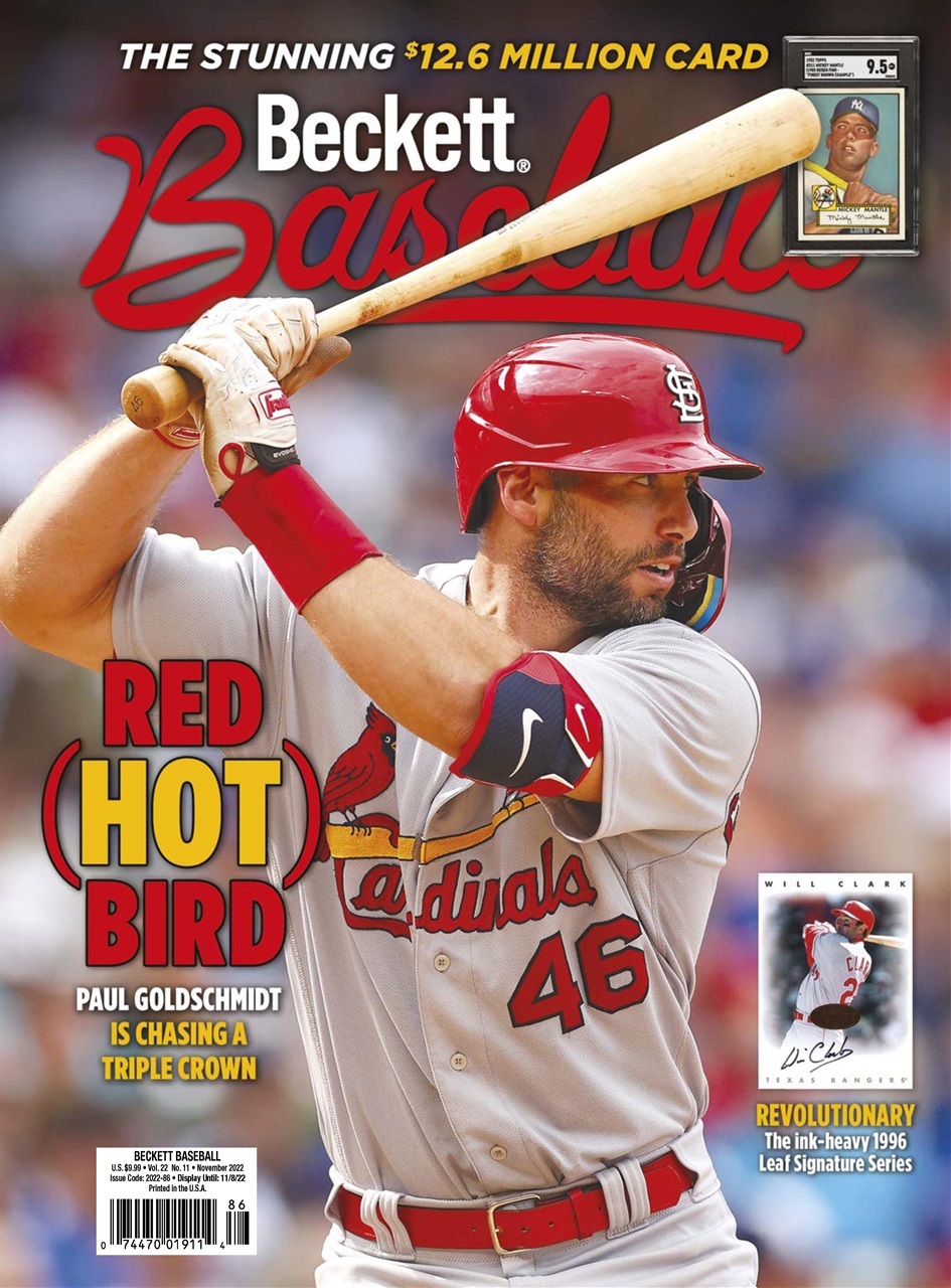 Beckett Baseball Magazine Preview Pages