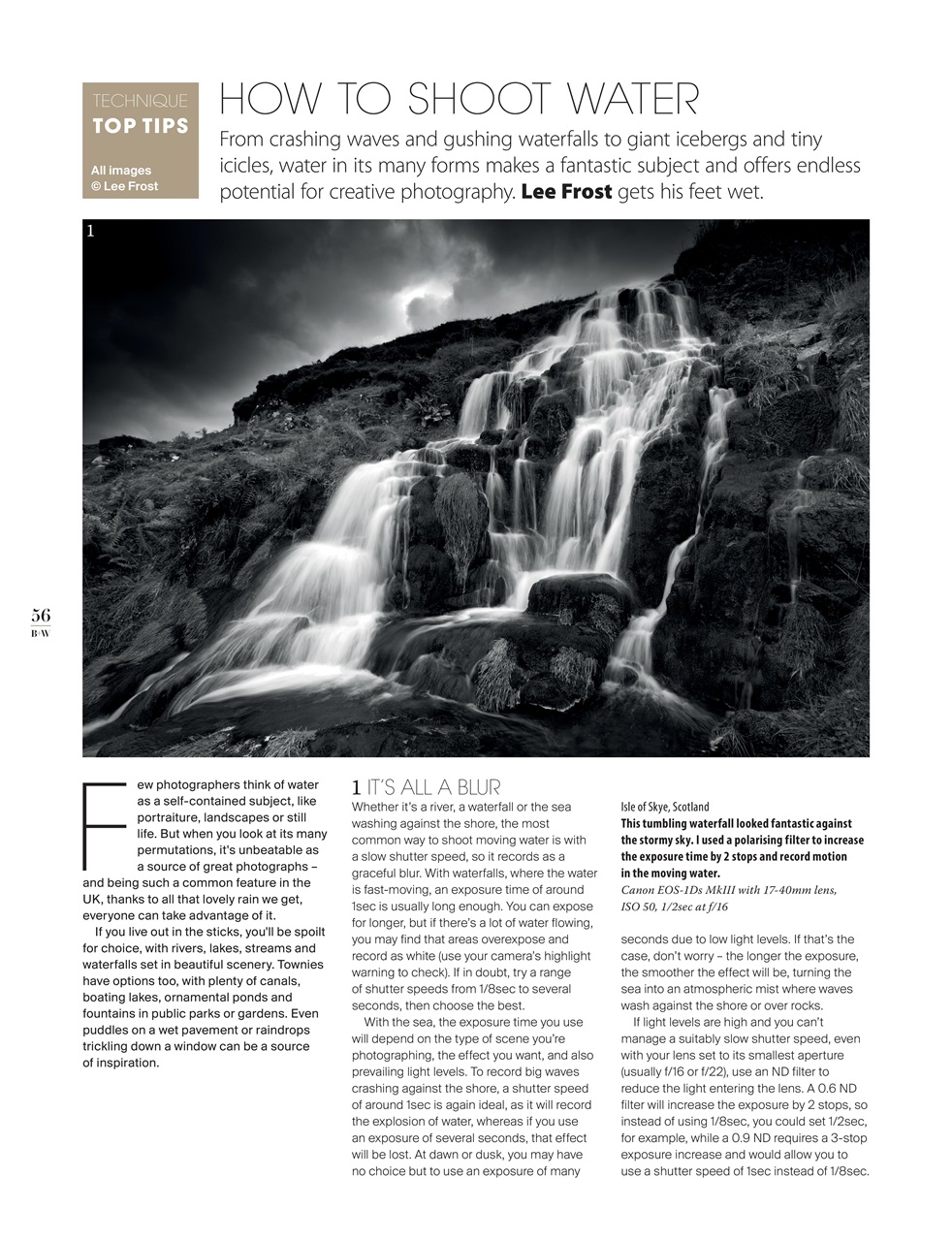 Black+White Photography Preview Pages