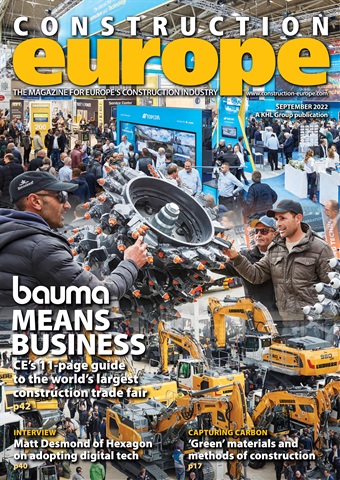 Construction Europe issue September 2022