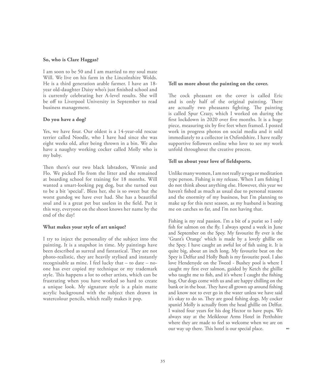 Fieldsports Journal Preview Pages