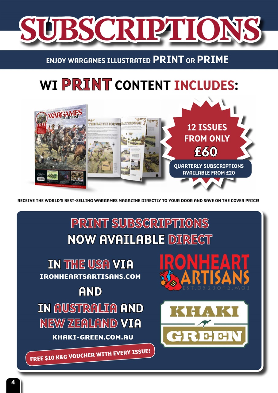 Wargames Illustrated Preview Pages