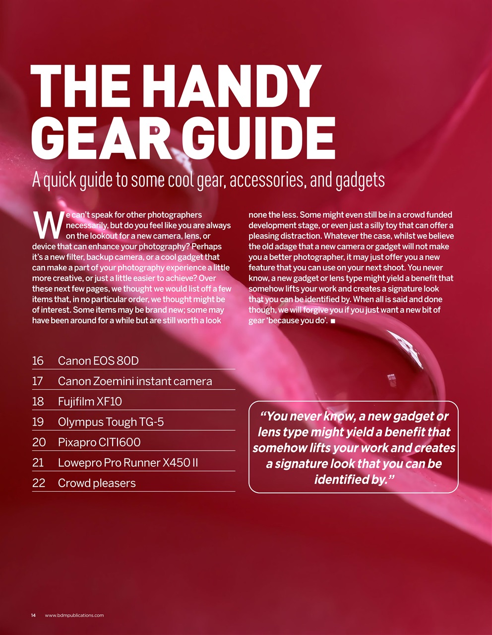 Digital Camera User Preview Pages