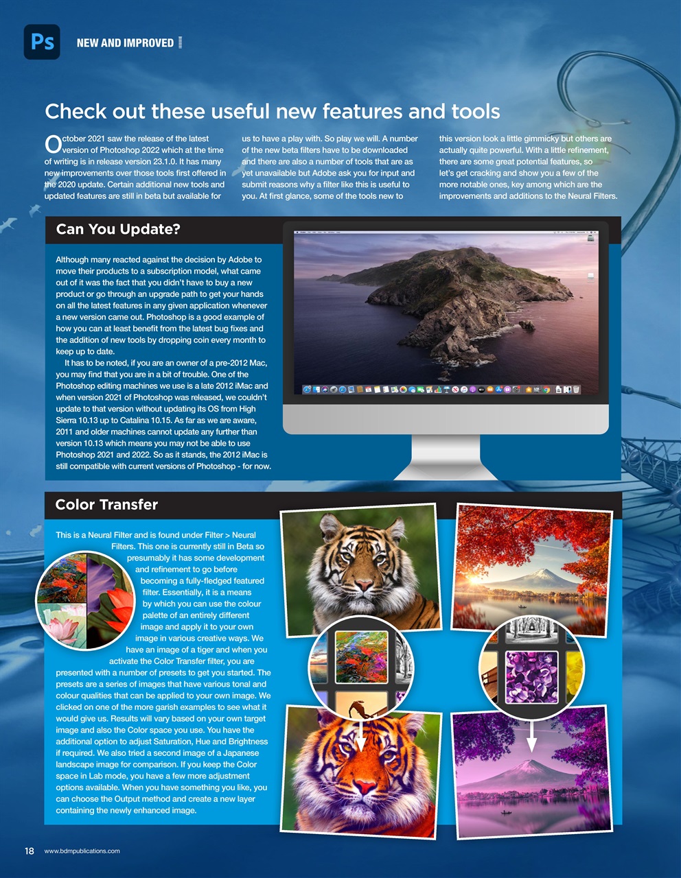 Photoshop User Preview Pages