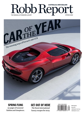 Robb Report Australia & New Zealand issue FREE Sample Issue