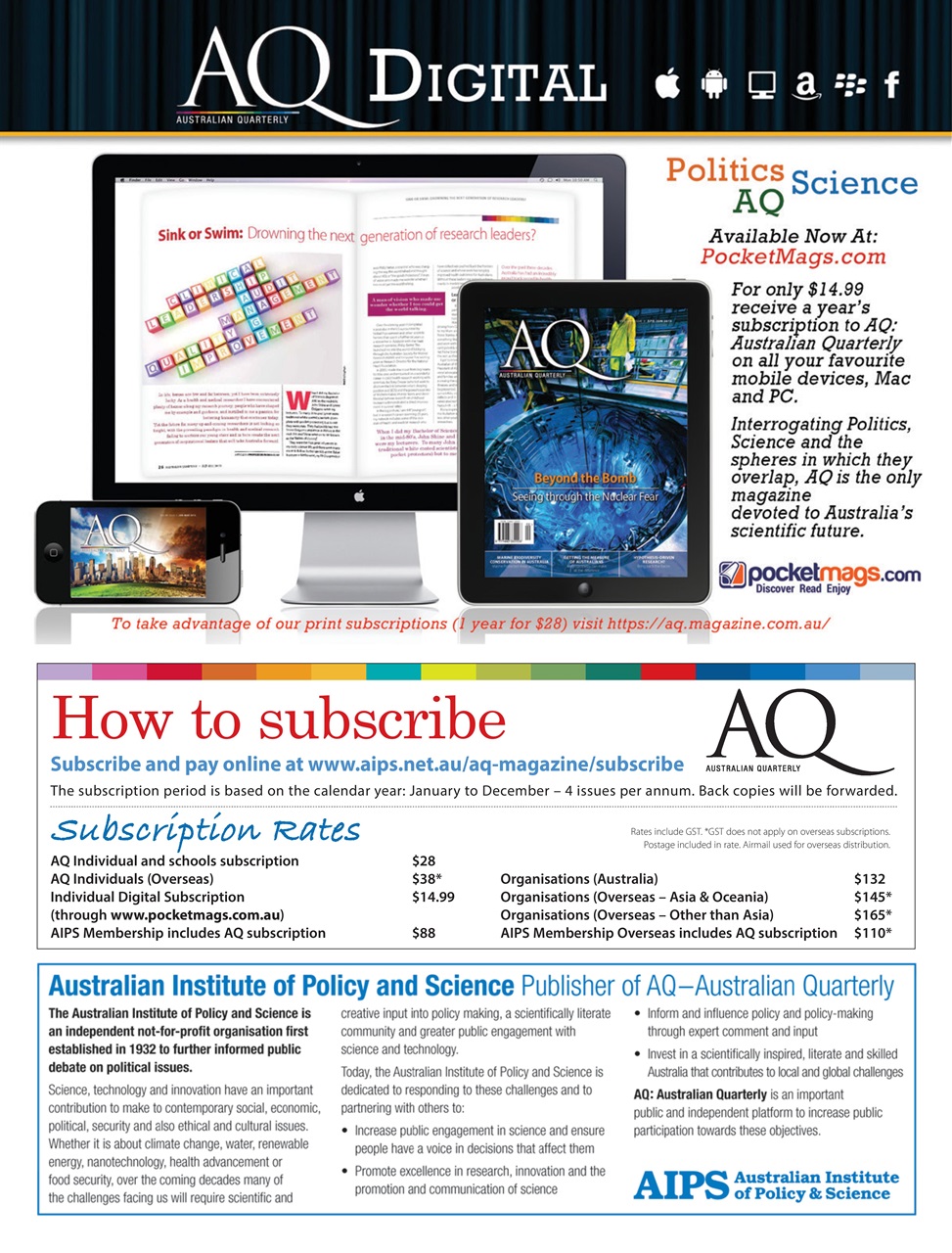 AQ: Australian Quarterly Preview Pages