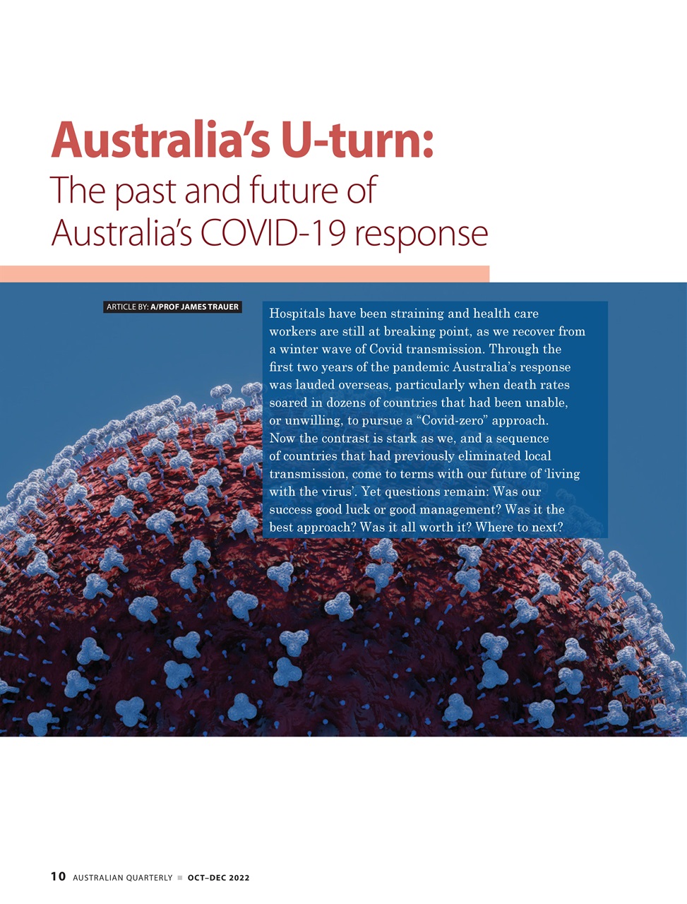 AQ: Australian Quarterly Preview Pages