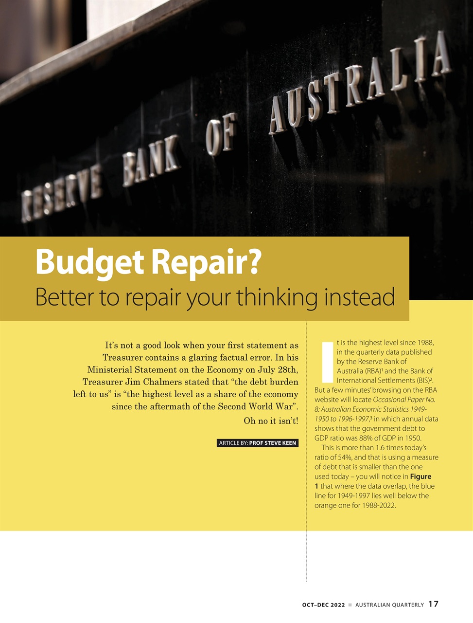 AQ: Australian Quarterly Preview Pages