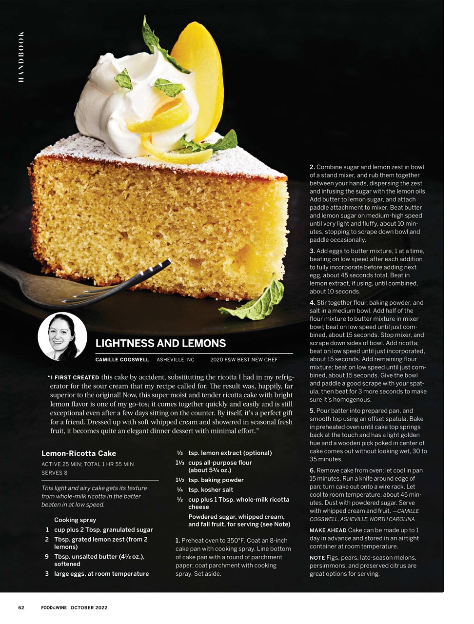 Food & Wine Preview Pages