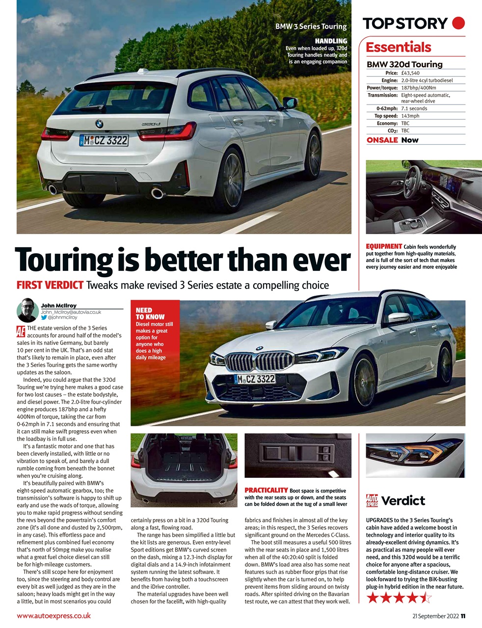 Auto Express Preview Pages