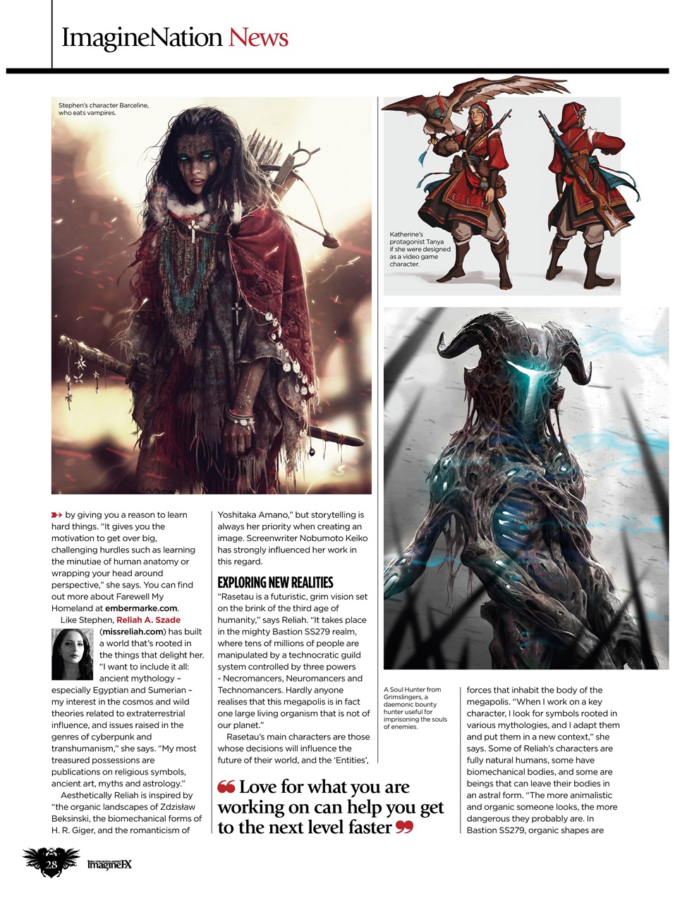 ImagineFX Preview Pages