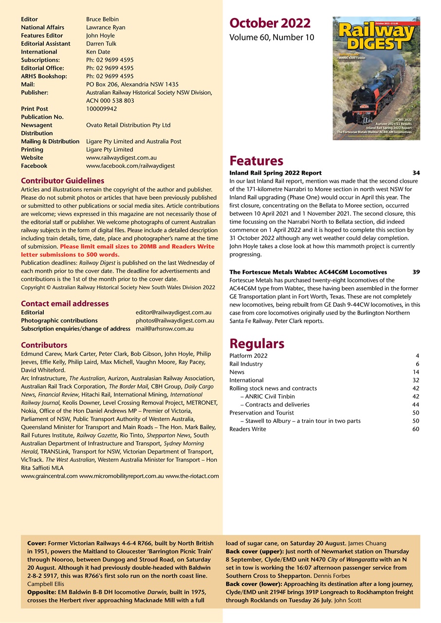 Railway Digest Preview Pages