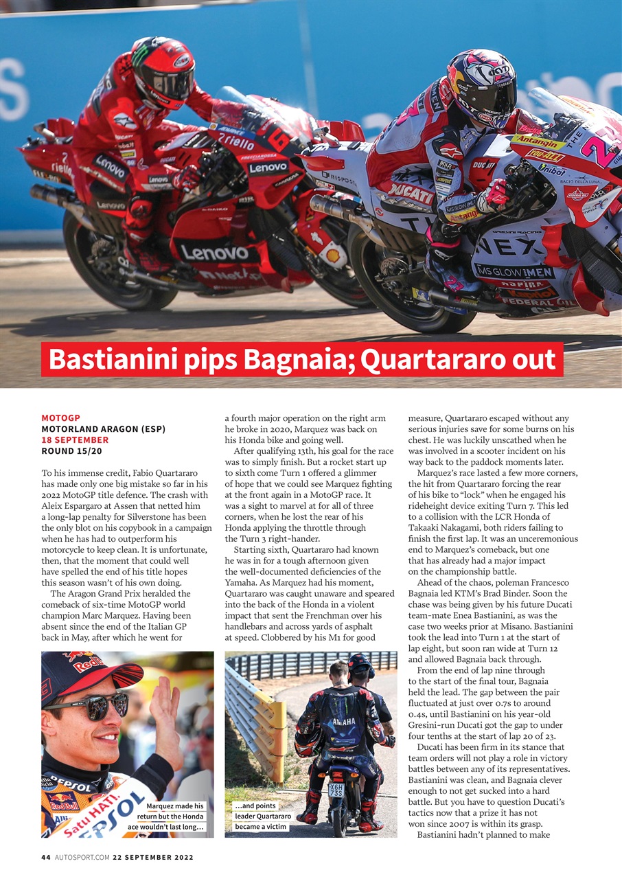 Autosport Preview Pages