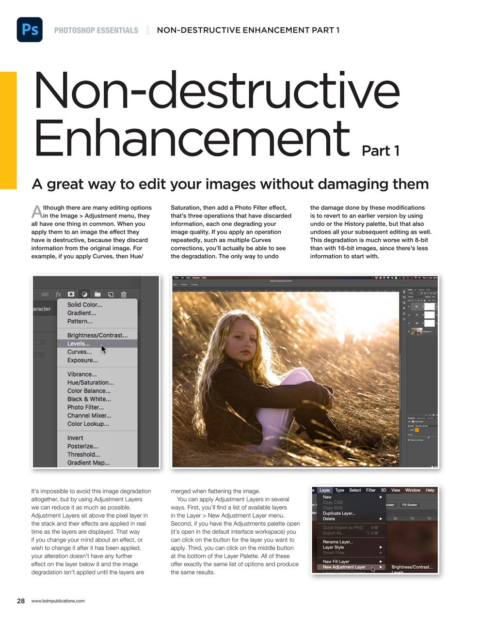 Photoshop User Preview Pages