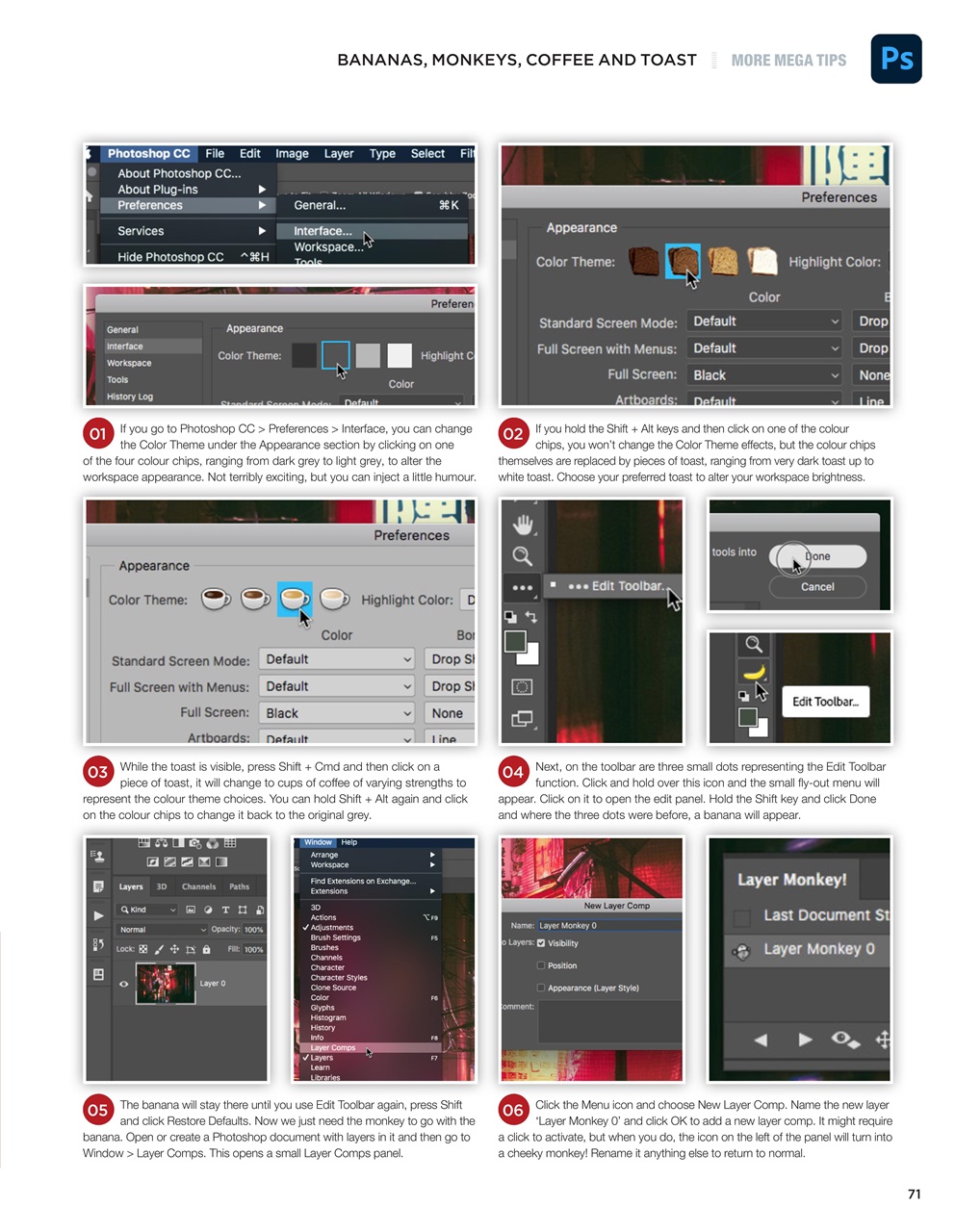 Photoshop User Preview Pages