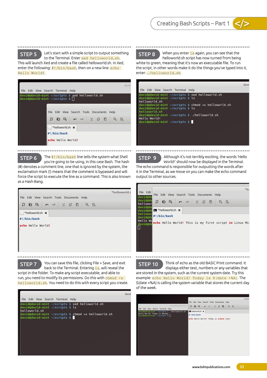 Coding User Preview Pages