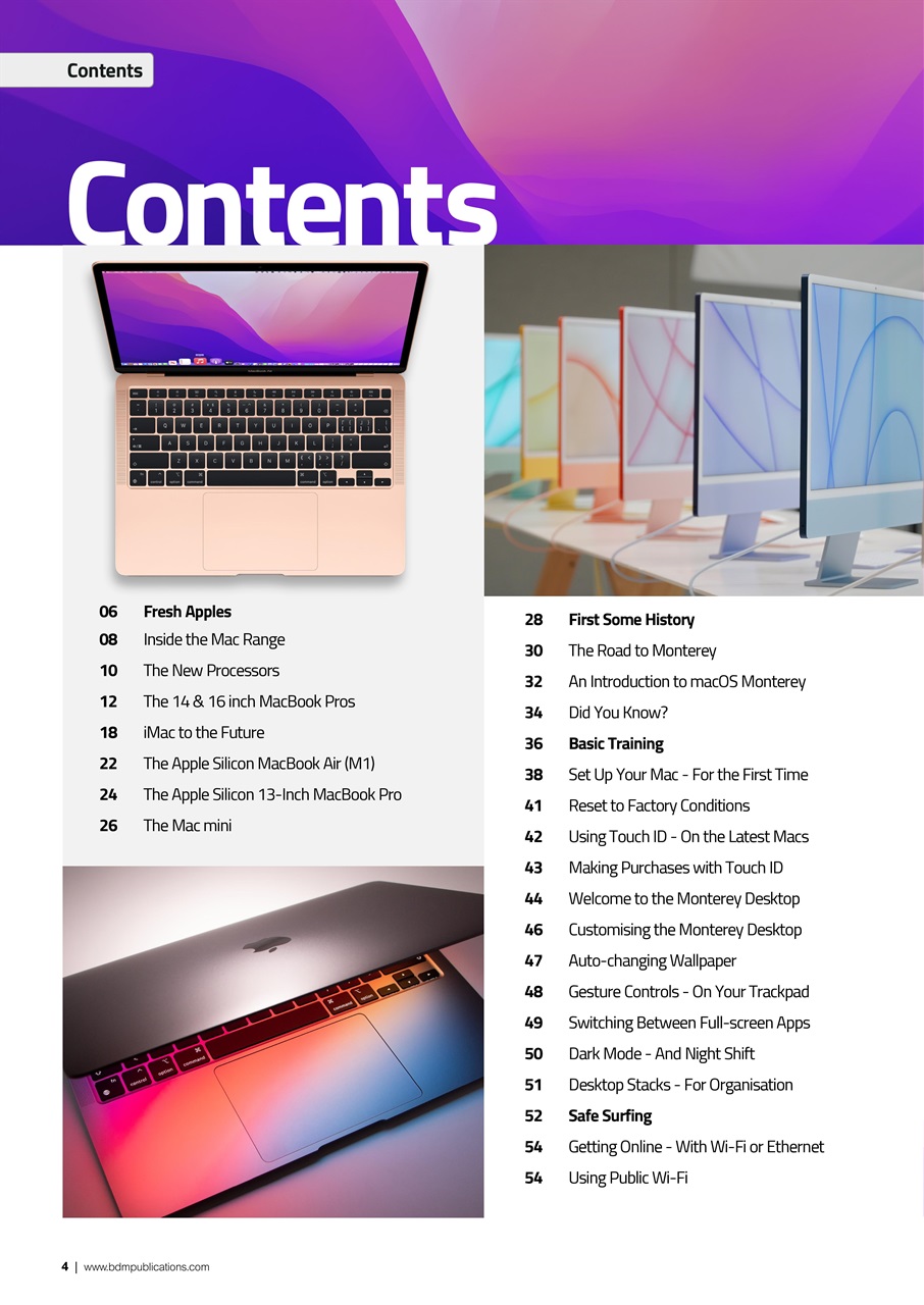 Mac + MacBook User Preview Pages
