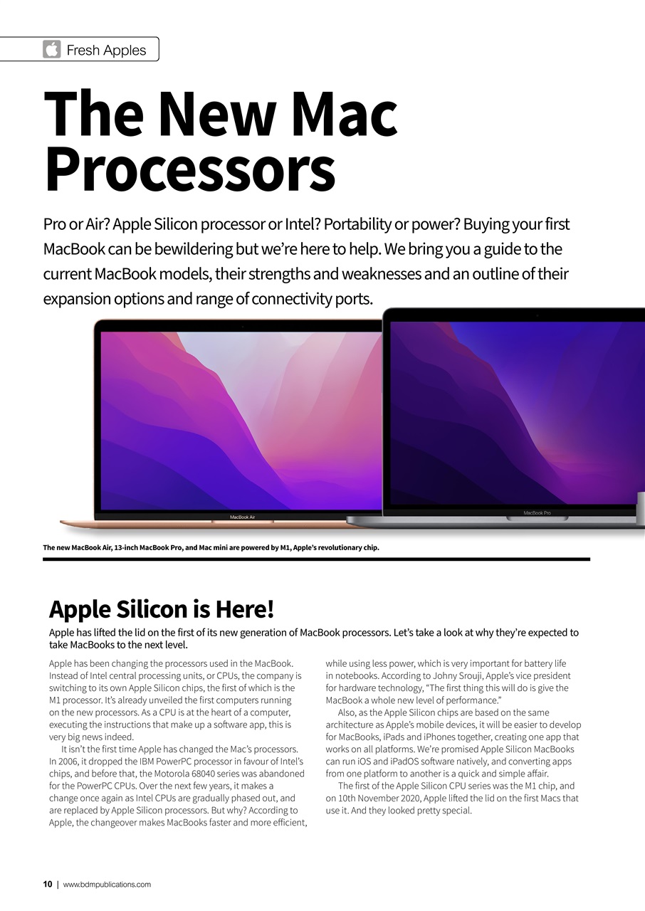 Mac + MacBook User Preview Pages