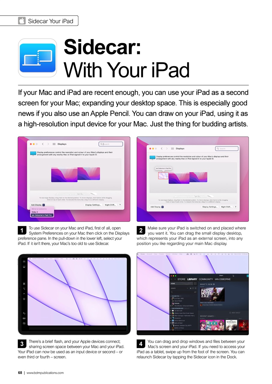 Mac + MacBook User Preview Pages