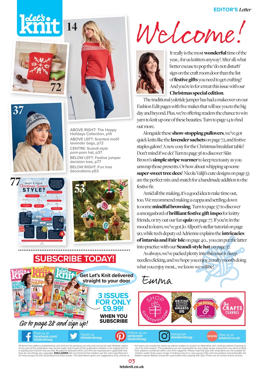 Let's Knit Preview Pages