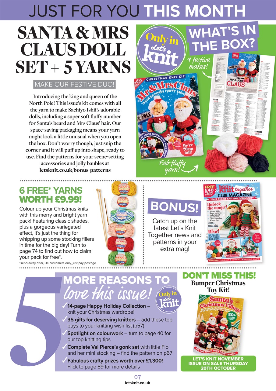 Let's Knit Preview Pages