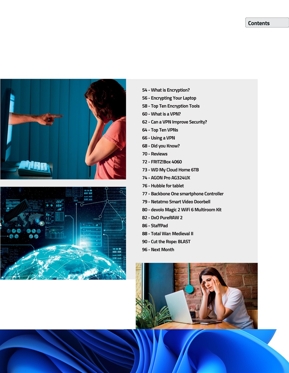 Windows User Preview Pages