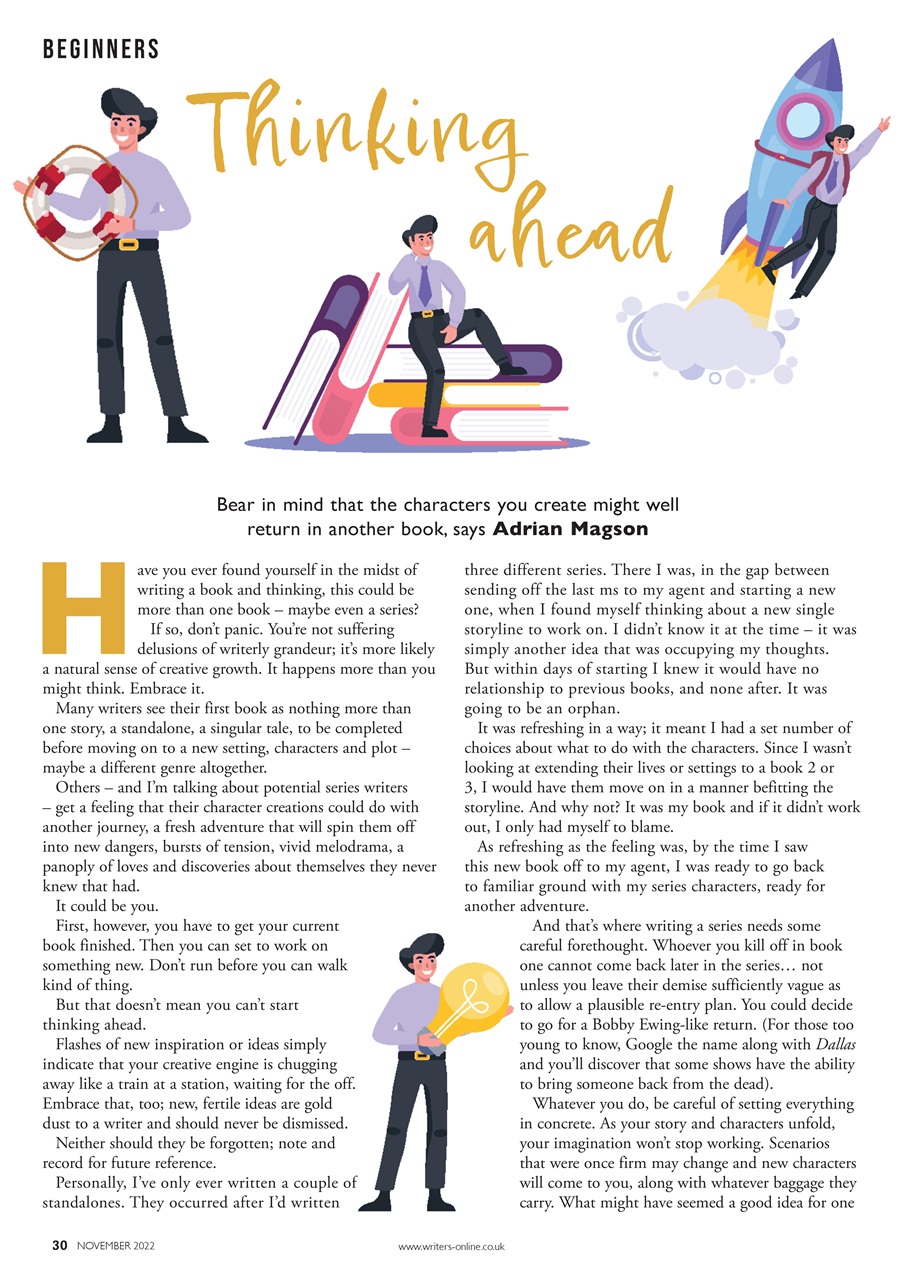 Writing Magazine Preview Pages