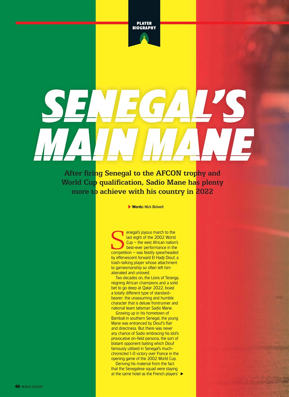 World Soccer Preview Pages