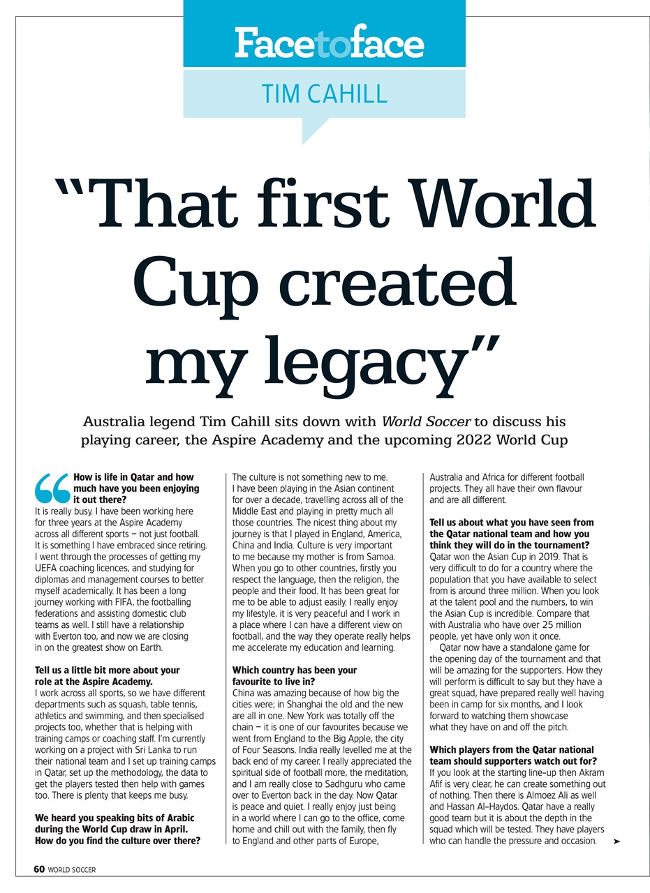 World Soccer Preview Pages