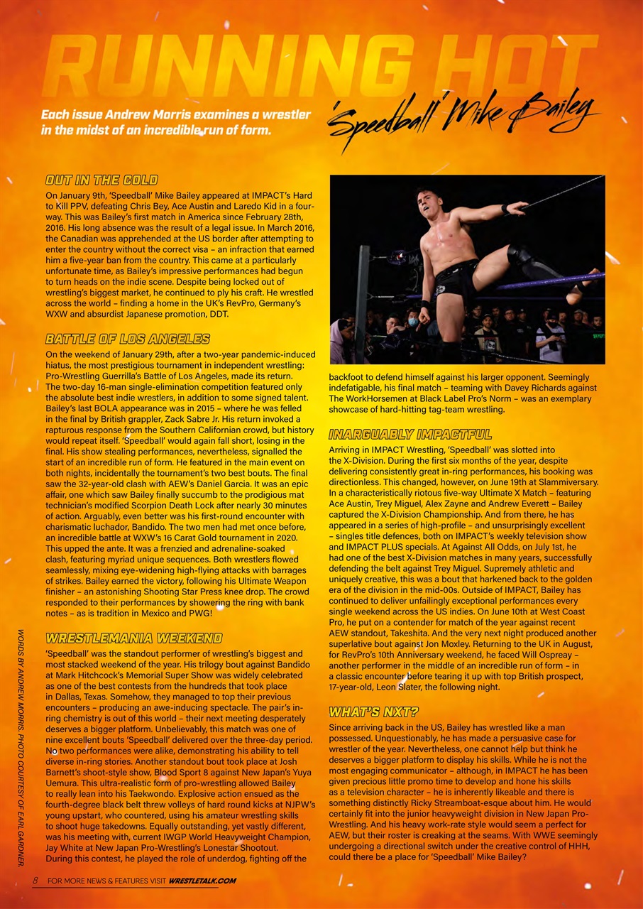 Wrestletalk Magazine Preview Pages