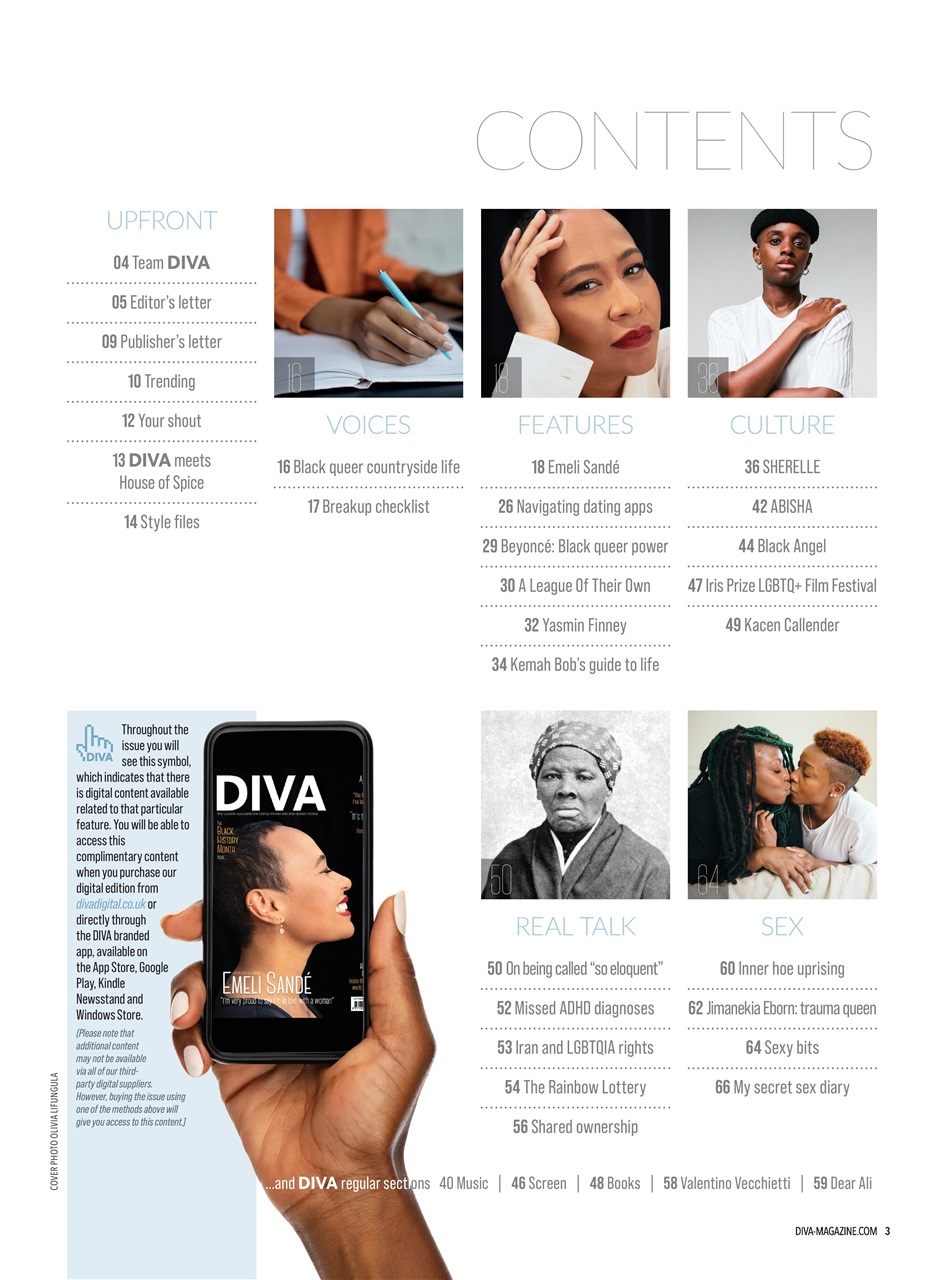 DIVA Magazine Preview Pages