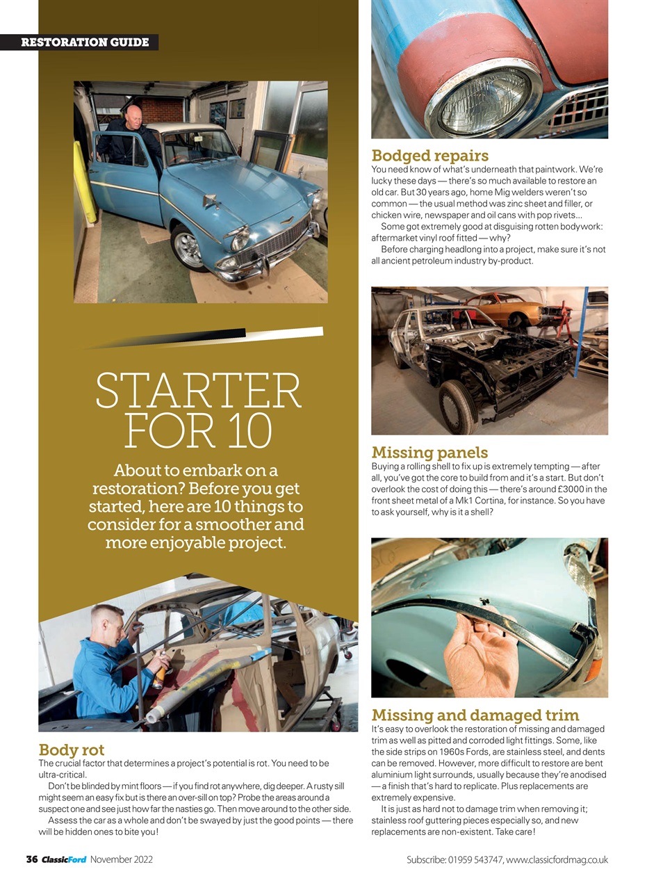 Classic Ford Preview Pages