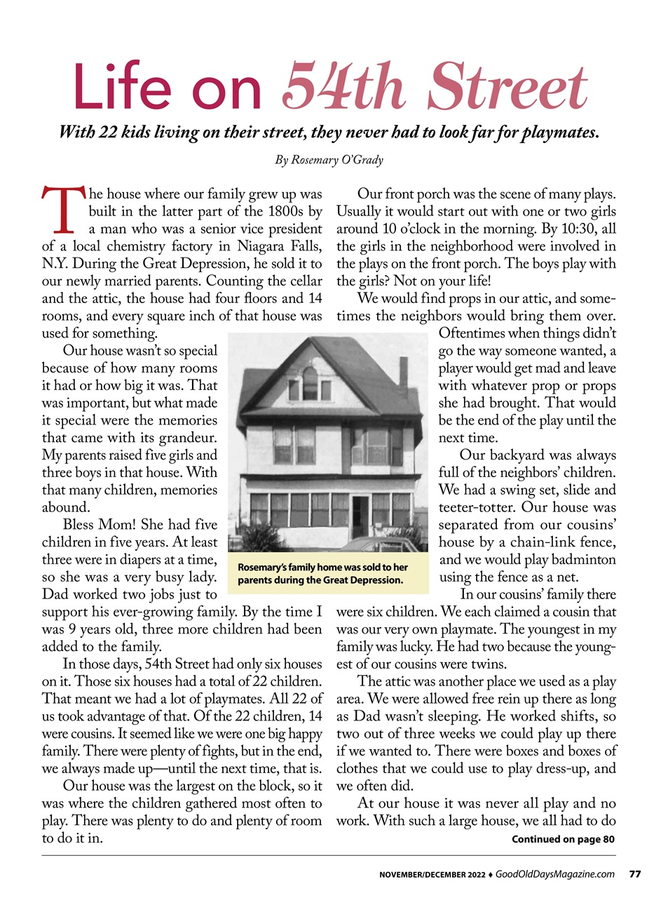 Good Old Days Preview Pages