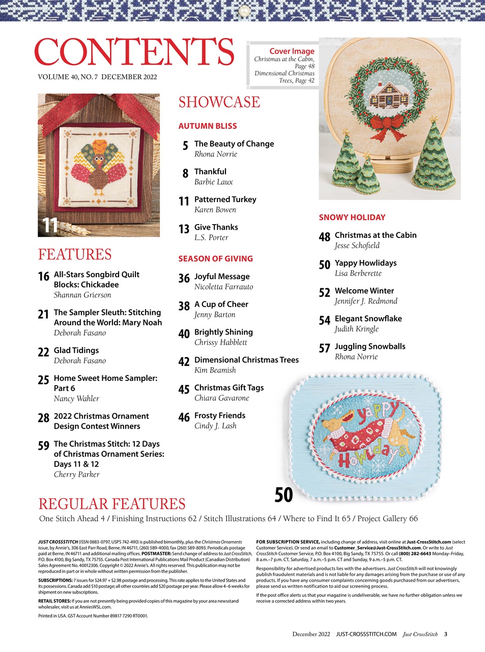 Just CrossStitch Preview Pages
