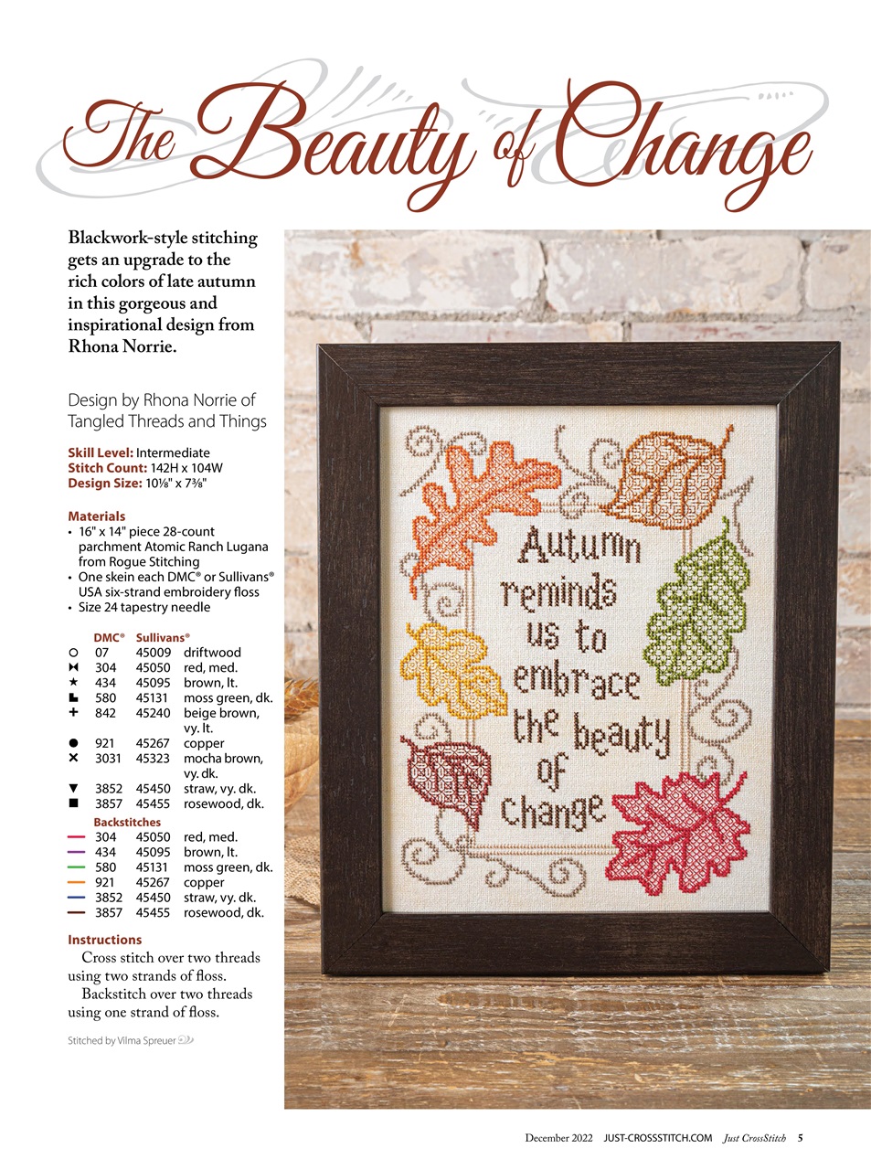 Just CrossStitch Preview Pages
