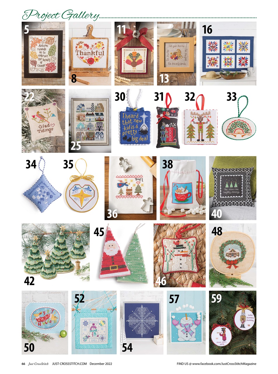 Just CrossStitch Preview Pages