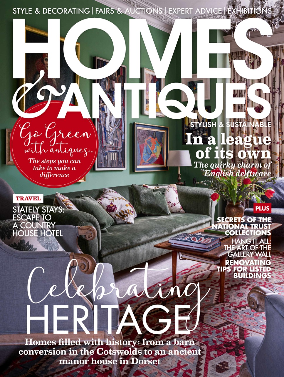Homes & Antiques Magazine Preview Pages