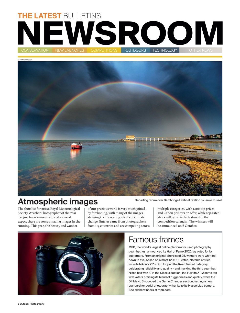 Outdoor Photography Preview Pages